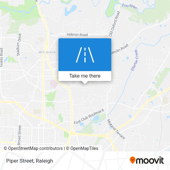 Mapa de Piper Street