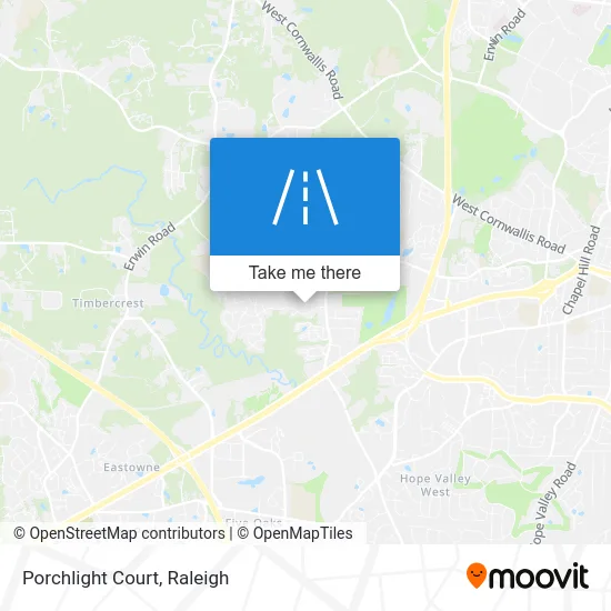 Porchlight Court map