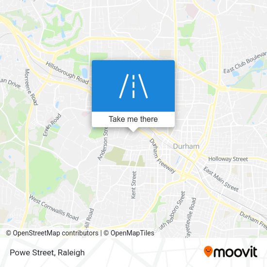 Mapa de Powe Street