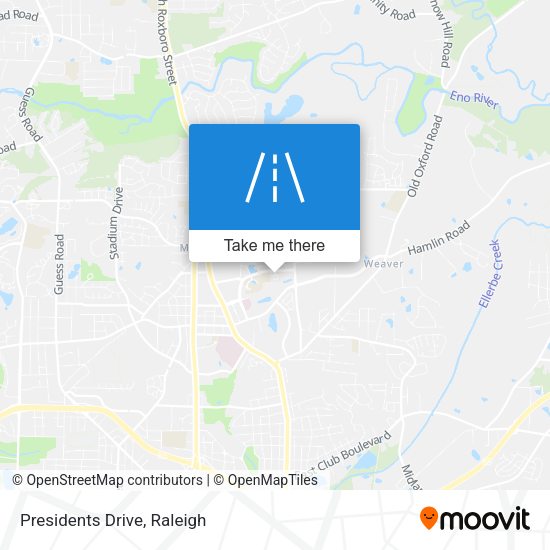Mapa de Presidents Drive