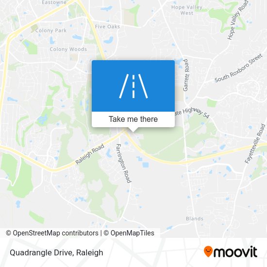 Mapa de Quadrangle Drive