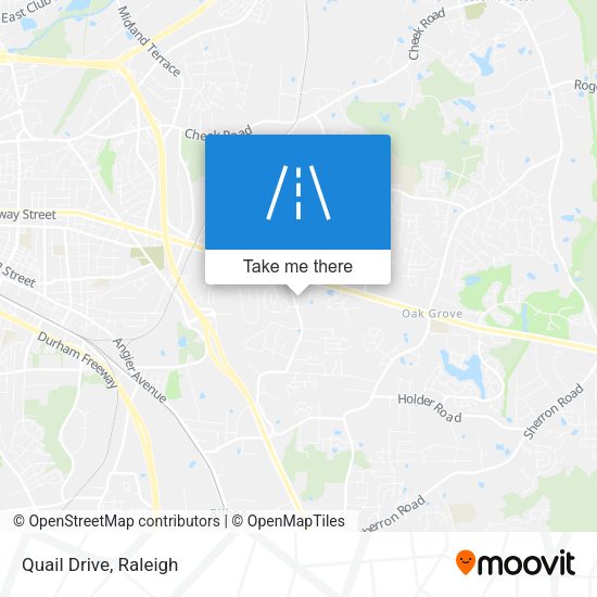 Quail Drive map