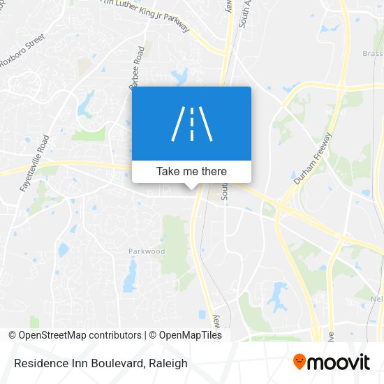 Residence Inn Boulevard map