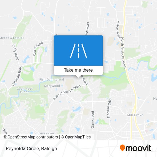 Mapa de Reynolda Circle