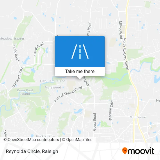 Reynolda Circle map