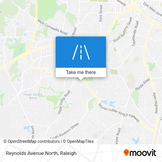 Reynolds Avenue North map
