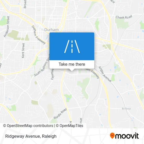 Mapa de Ridgeway Avenue