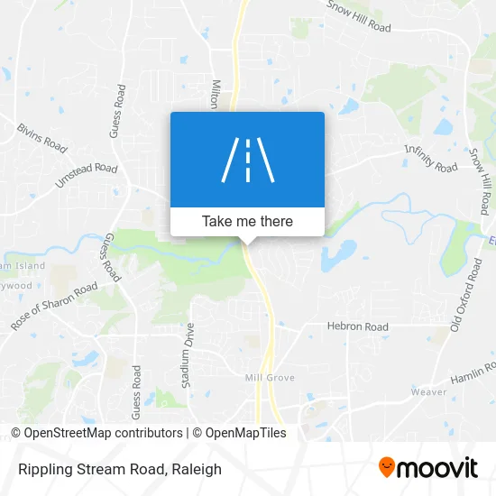 Rippling Stream Road map