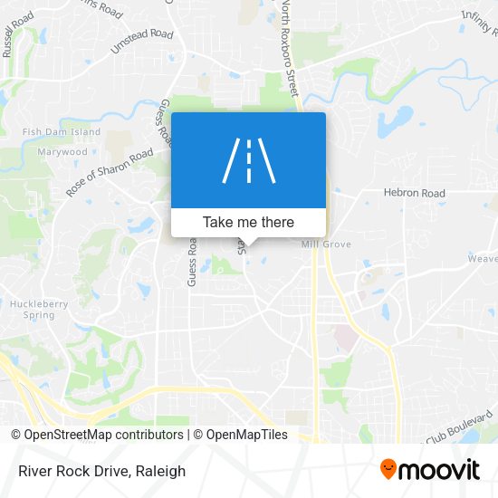River Rock Drive map