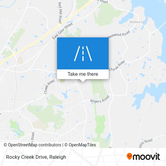 Mapa de Rocky Creek Drive