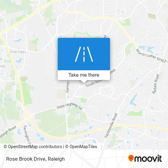 Rose Brook Drive map