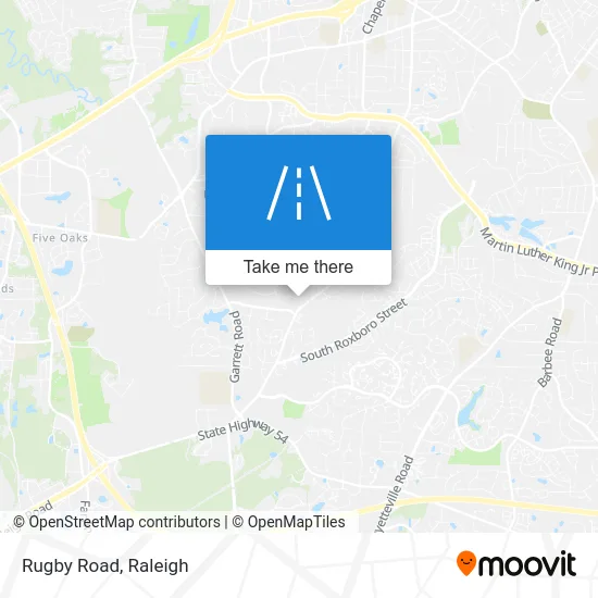Rugby Road map