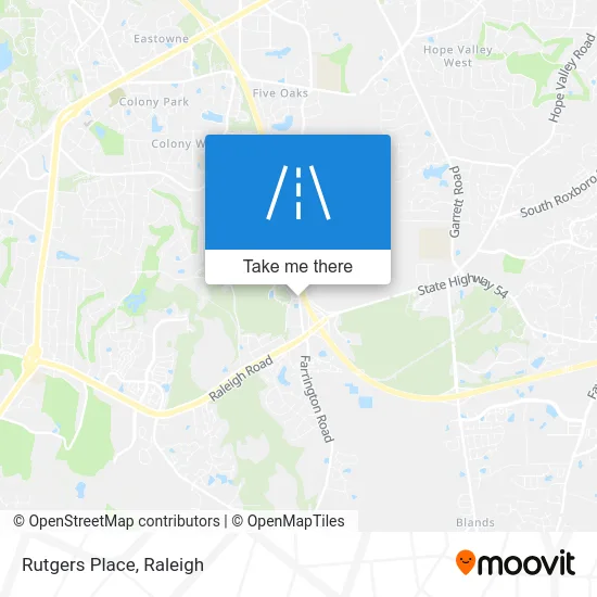 Rutgers Place map