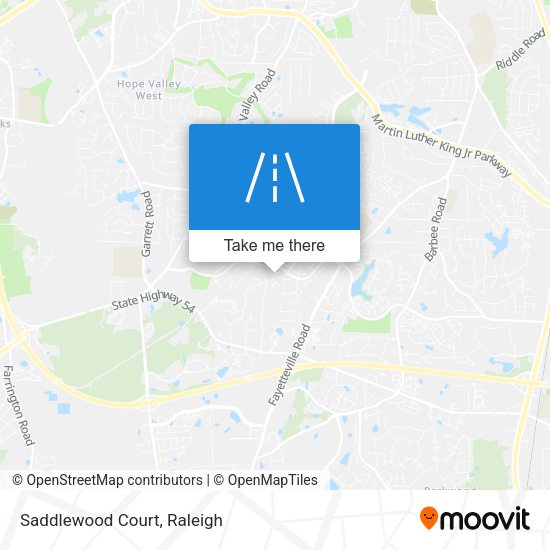 Mapa de Saddlewood Court