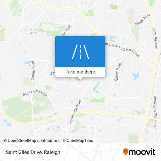 Saint Giles Drive map