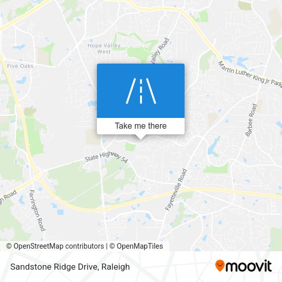 Sandstone Ridge Drive map
