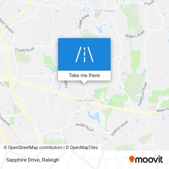 Mapa de Sapphire Drive