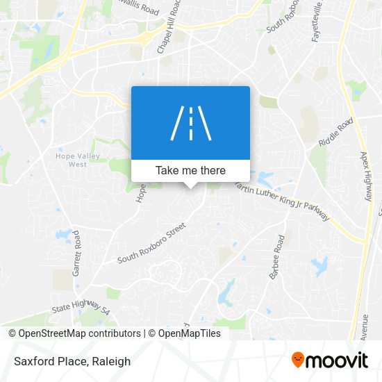 Mapa de Saxford Place
