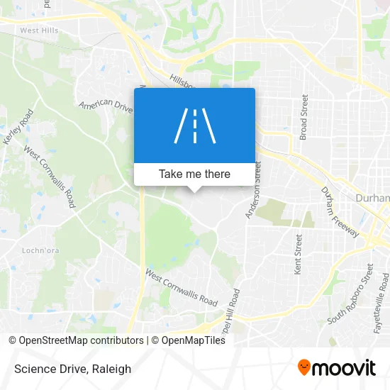 Science Drive map