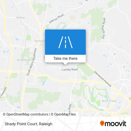 Mapa de Shady Point Court