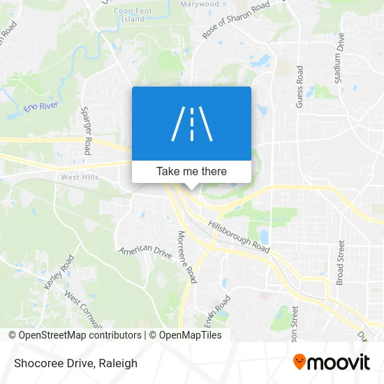 Shocoree Drive map