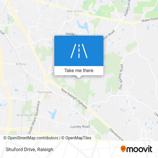 Shuford Drive map