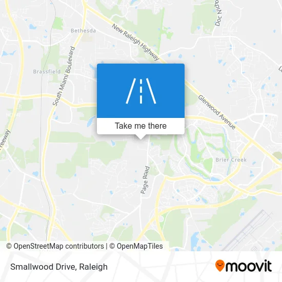 Smallwood Drive map