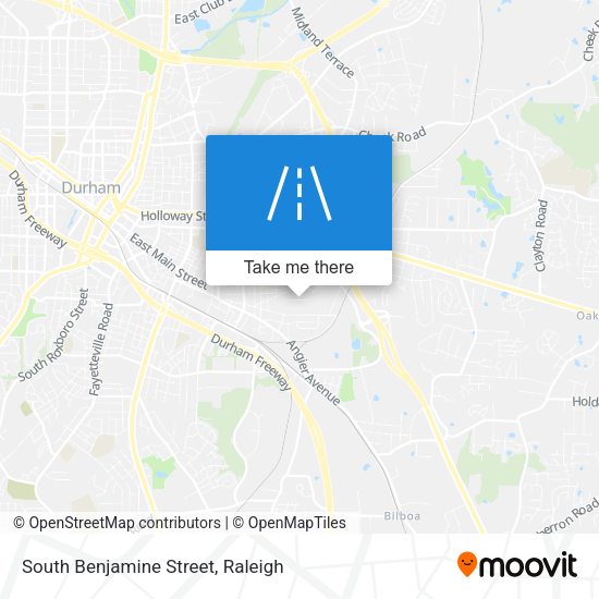 South Benjamine Street map
