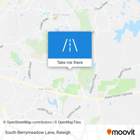 South Berrymeadow Lane map