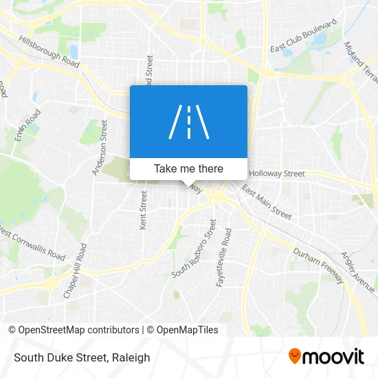 South Duke Street map