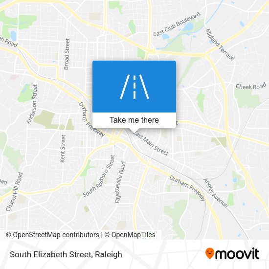Mapa de South Elizabeth Street