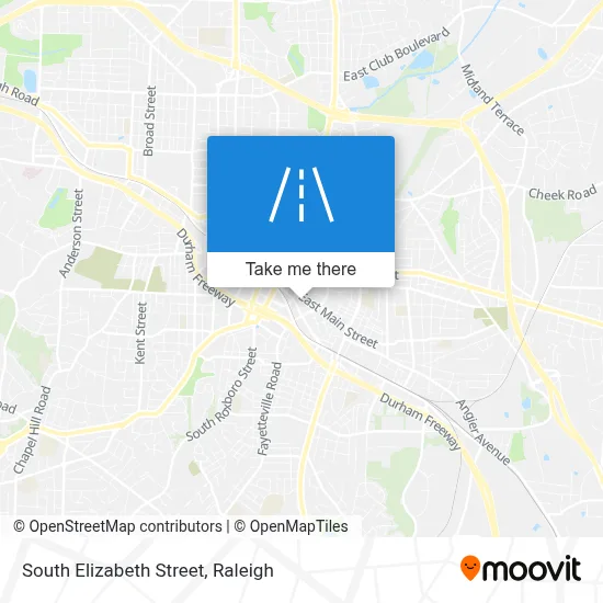 South Elizabeth Street map