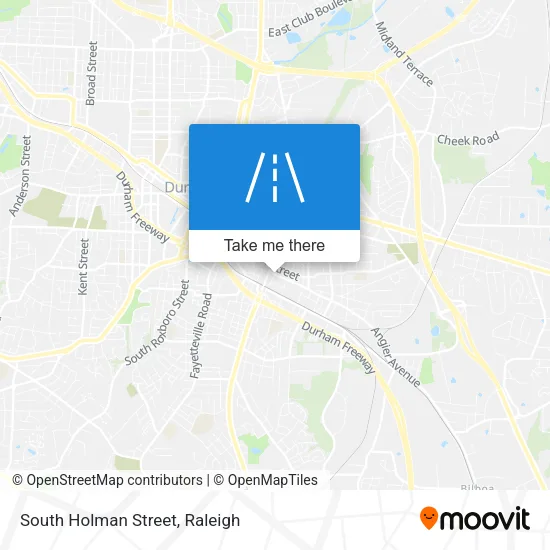 South Holman Street map
