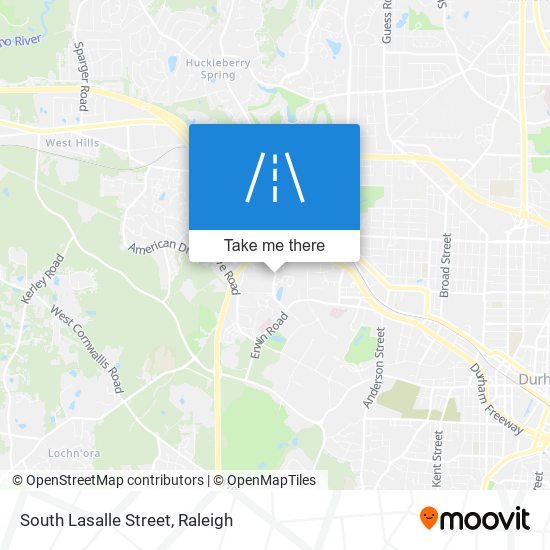 South Lasalle Street map