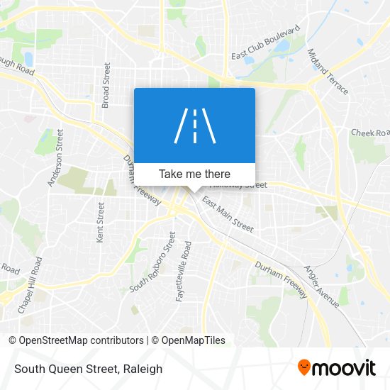South Queen Street map
