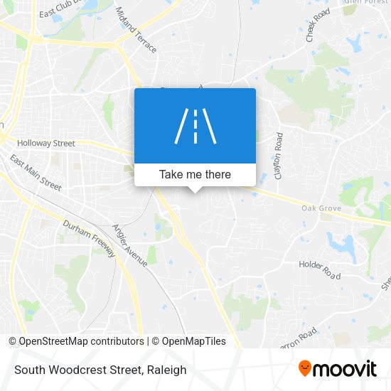 Mapa de South Woodcrest Street