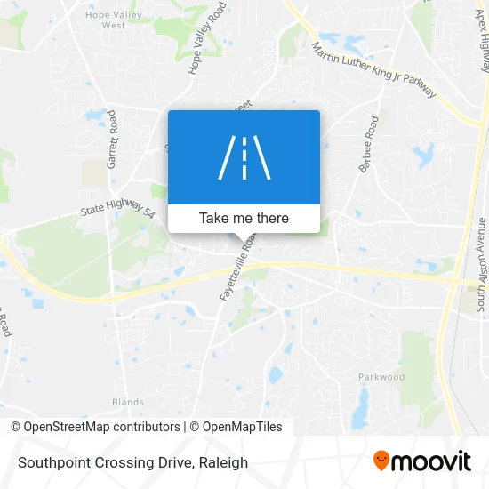 Southpoint Crossing Drive map