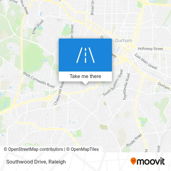 Southwood Drive map