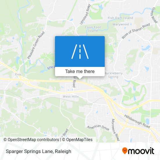 Sparger Springs Lane map