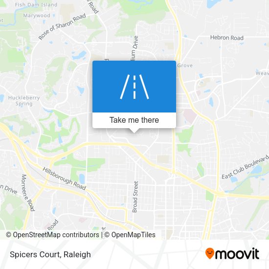Mapa de Spicers Court
