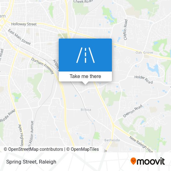 Mapa de Spring Street