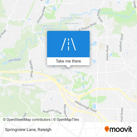 Springview Lane map
