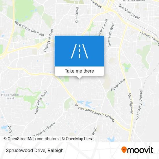 Sprucewood Drive map