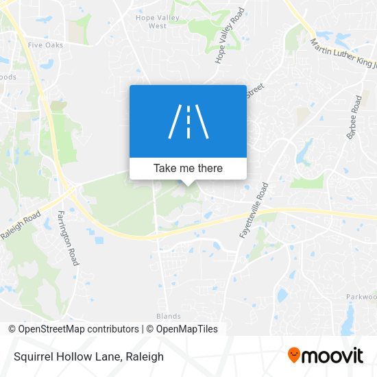 Mapa de Squirrel Hollow Lane