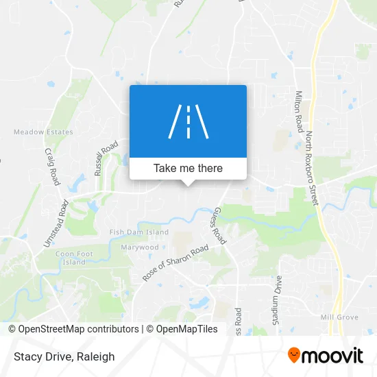 Stacy Drive map