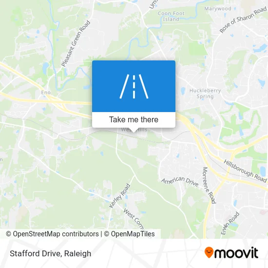 Stafford Drive map