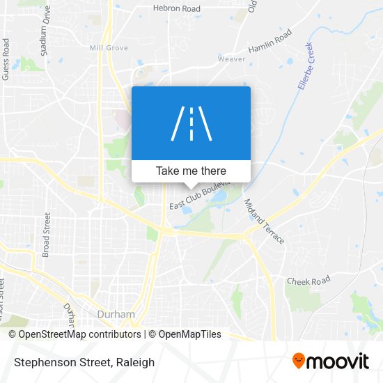 Mapa de Stephenson Street