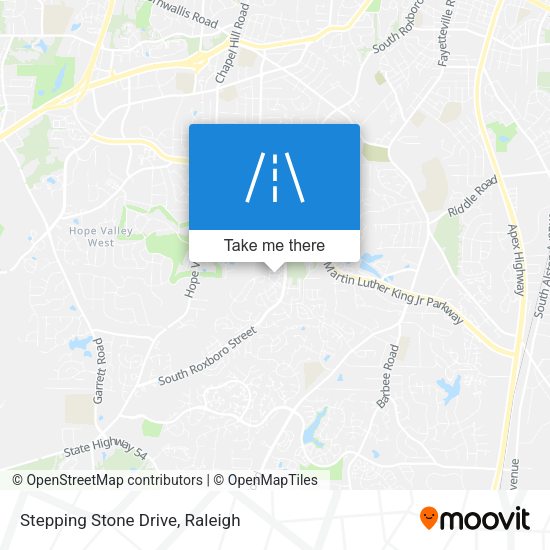 Stepping Stone Drive map