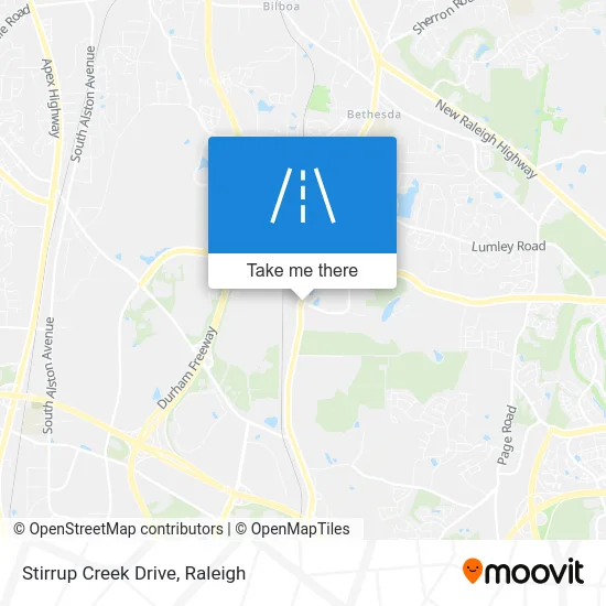 Stirrup Creek Drive map