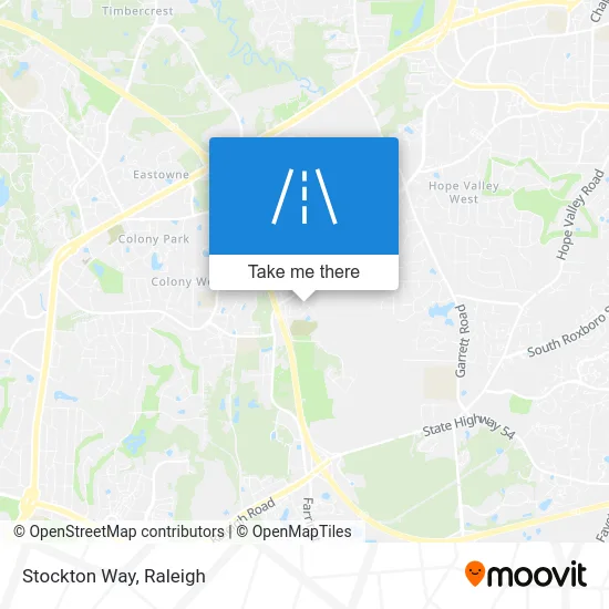 Stockton Way map